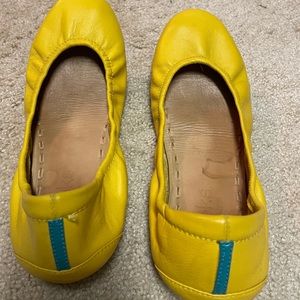 Mustard Tieks size 7